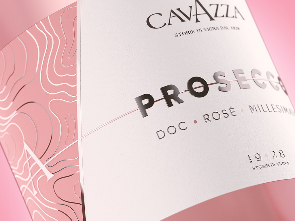 Prosecco DOC Rosé, Extra Dry, Millesimato 2020 Cavazza