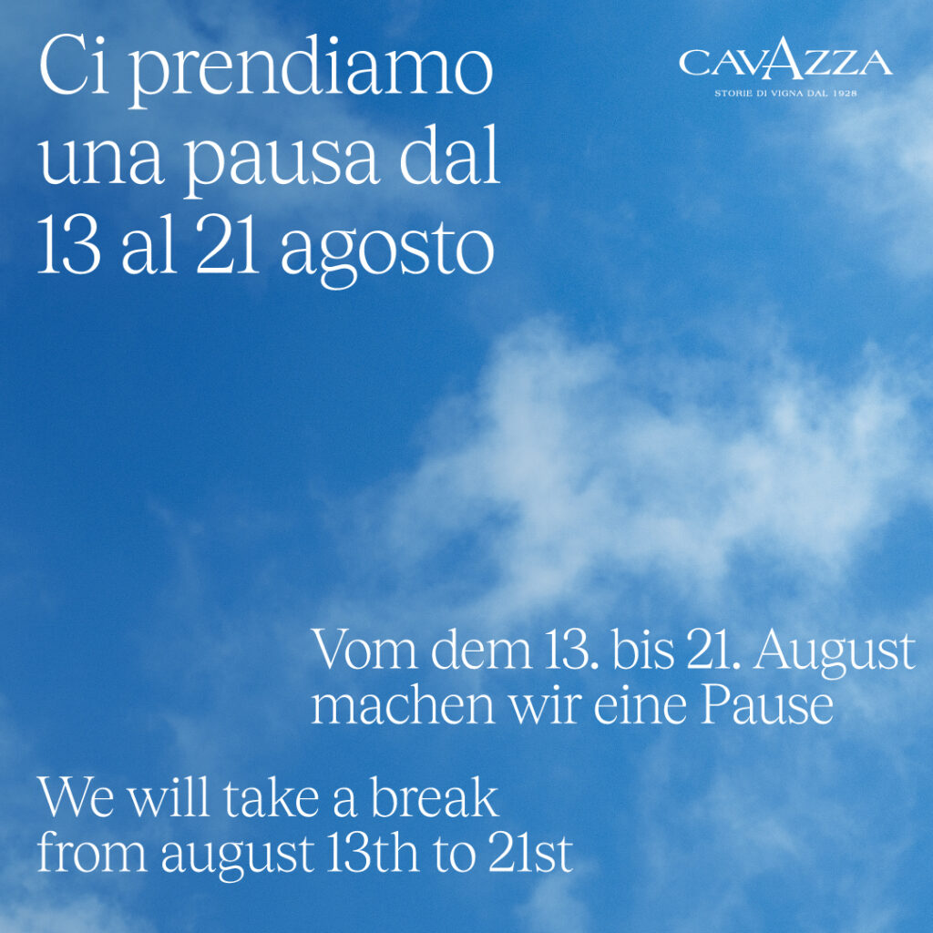 Vom dem 13. bis 21. August machen wir eine Pause